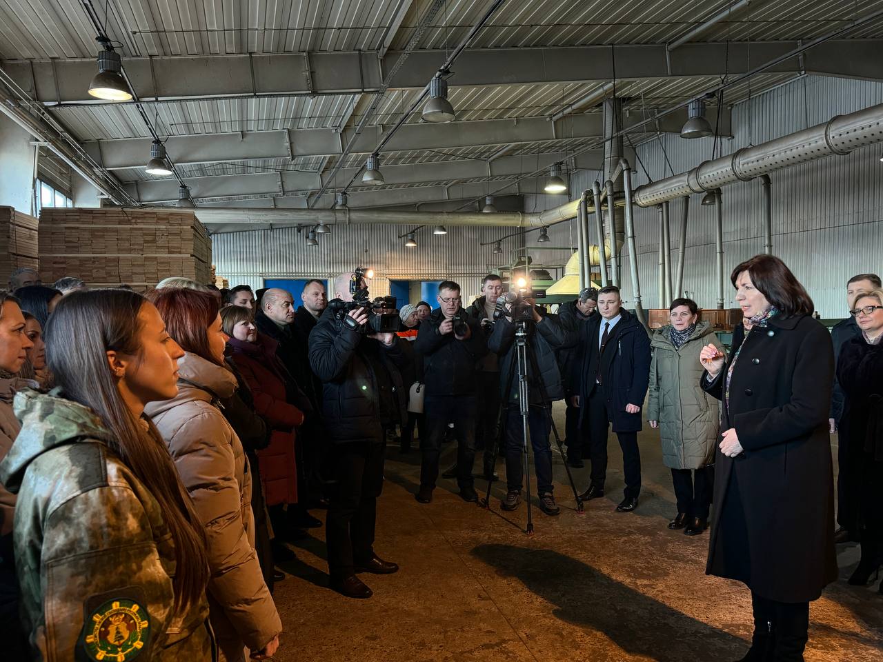 О чем говорила  Председатель Совета Республики Наталья Кочанова с трудовым коллективом Оршанского лесхоза