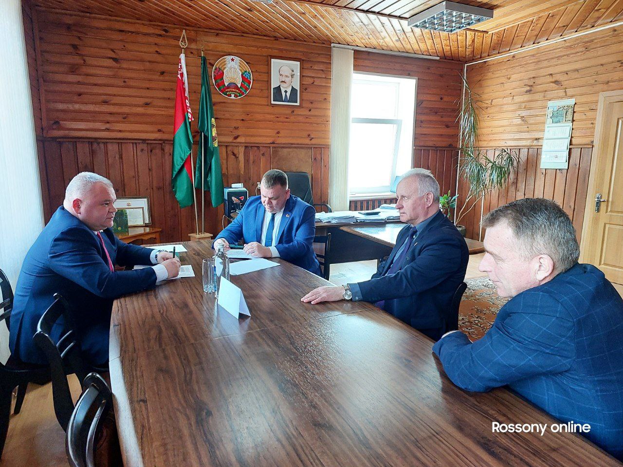 Сегодня в Россонском  районе работал депутат Витебского областного Совета депутатов Юрий Липский.