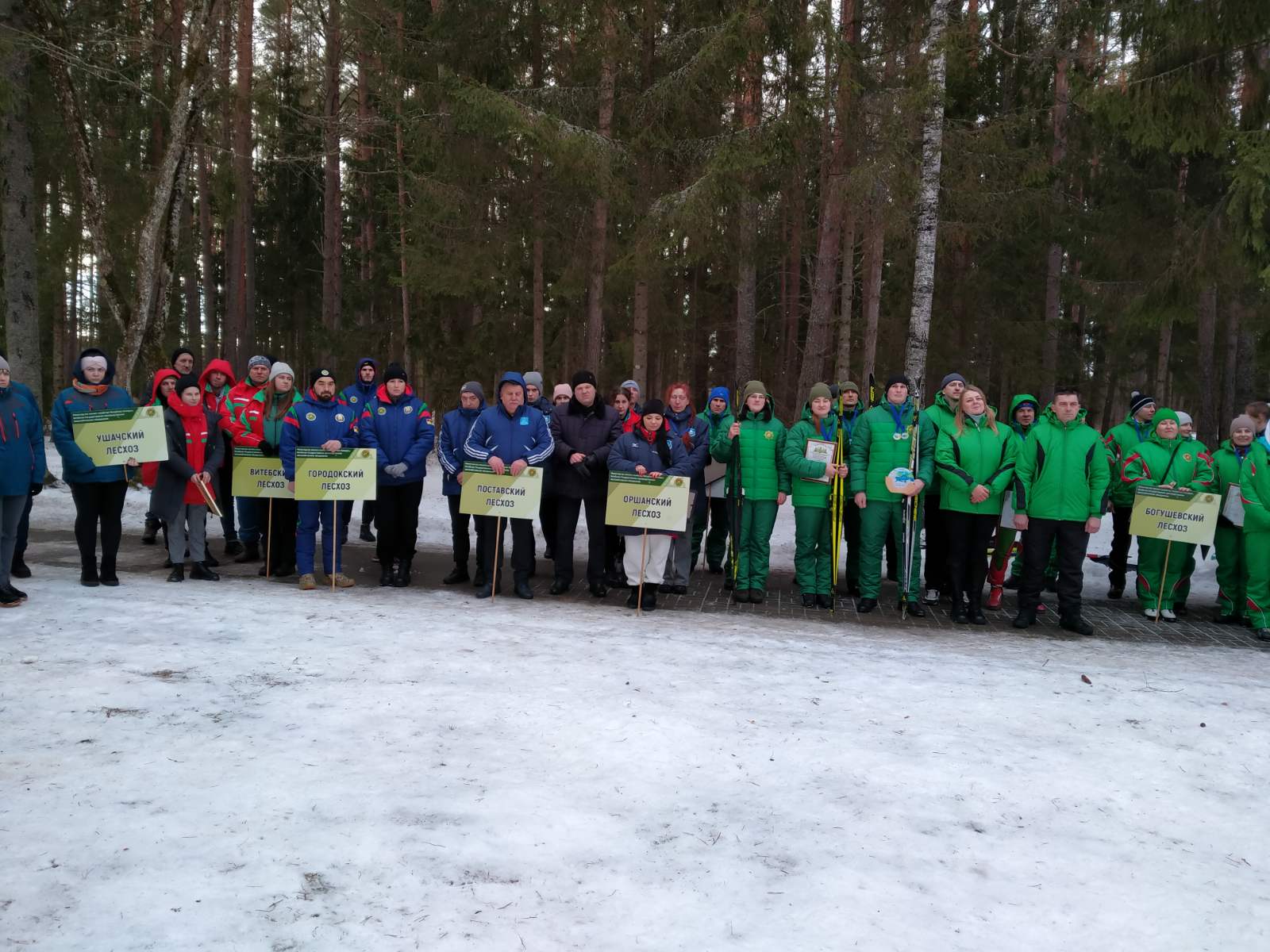 Зимняя спартакиада работников лесного хозяйства Витебской области